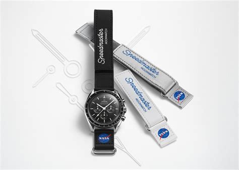 velcro strap omega speedmaster|Omega Speedmaster moonwatch leather strap.